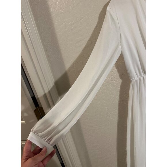 Lulus Wondrous Water Lilies White Ethereal Maxi Dress - Picture 4 of 13